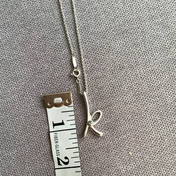 Authentic TIFFANY INITIAL necklace 🌟⭐️🌟 - Picture 11 of 12